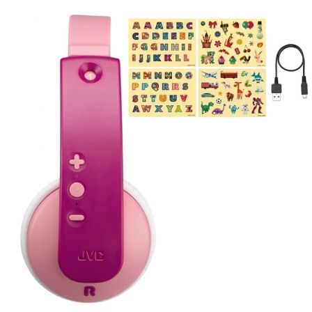 JVC HA-KD10W Tinyphone Auriculares Infantiles Inalámbricos Rosas